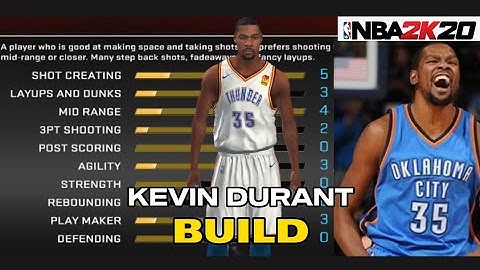 MyCareer Prime Kevin Durant Build NBA 2K20 Mobile