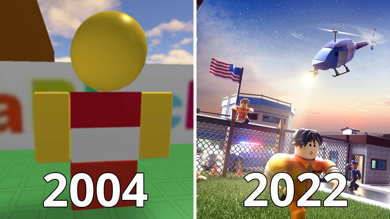 Evolution of Roblox Noobs (2004 - 2022) - OLD vs NEW 