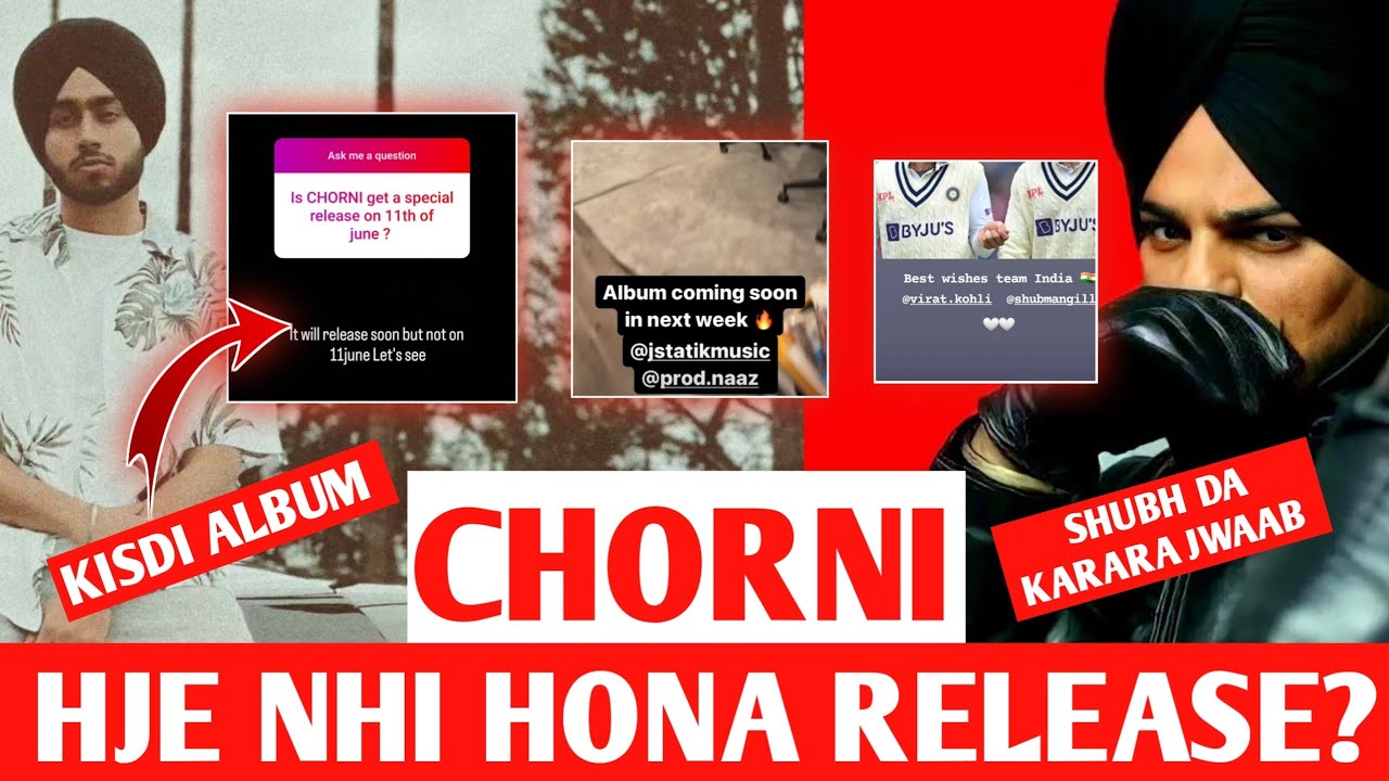 Chorni Delay ! Sidhu’s Track With **?Shubh Reply | Sharry Maan Album | Latest Punjabi Song News