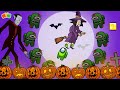 Among Us vs Zombies &amp; Witch - Halloween Animation