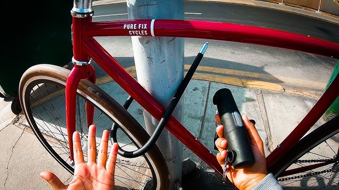 Cómo poner un candado a la bici  Seguridad en bicicleta 