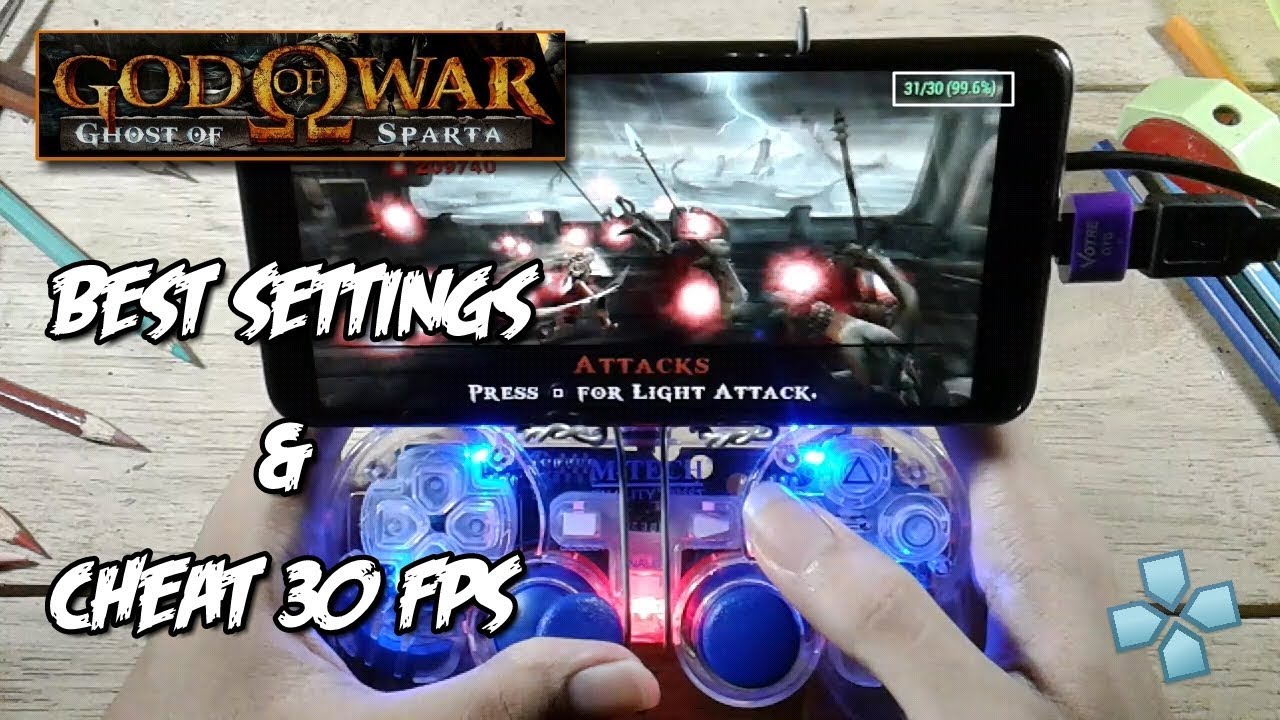 God of War Ghost of Sparta Amazing Cheats over the top (laser spear) 