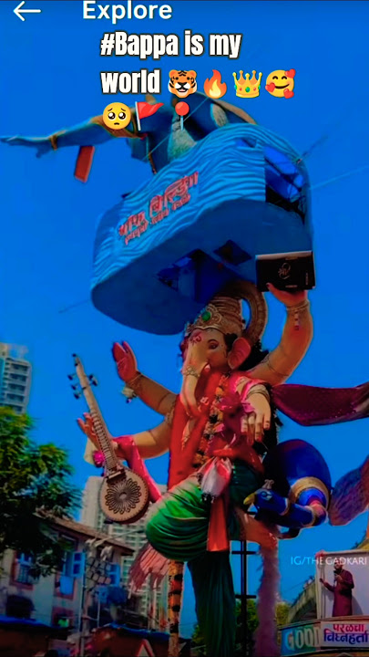 2025 Bappa🥰#mumbaicheganpati 🐯#bappastatus💓#shortsviral #ganeshchaturthi #lalbaugcharaja👑#hindugod