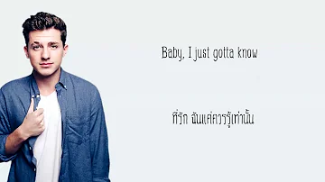 Charlie Puth - "How Long" [แปลไทย]