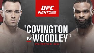 EA Sports UFC 4, Fight Night Woodley vs Covington preview\/showcase (no commentary)