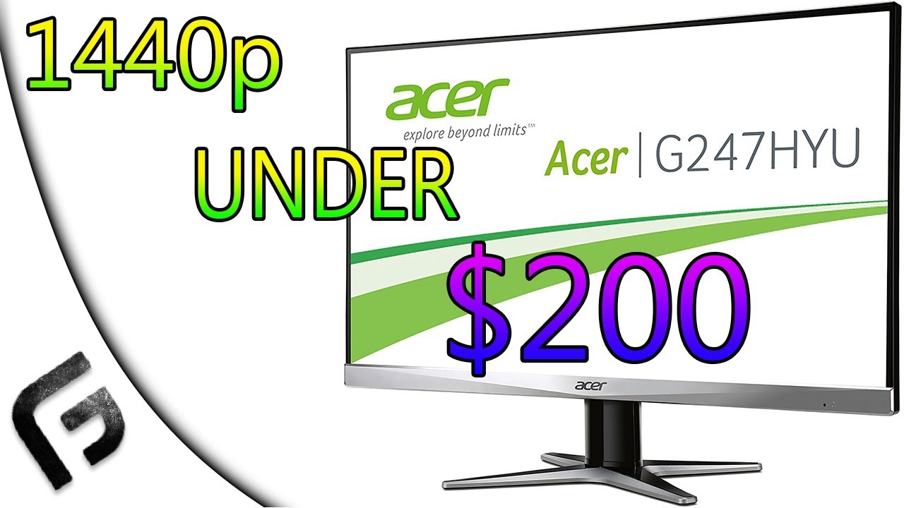 BEST GAMING MONITOR 1440p FOR UNDER 200 YouTube