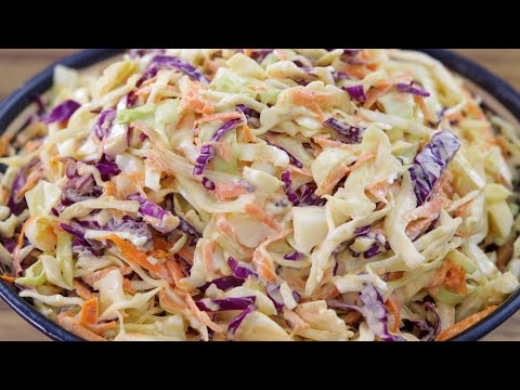 Coleslaw Recipe | How to Make Coleslaw Salad