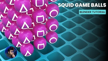 Blender Tutorial - Hoe maak je ballen met een inktvisthema?