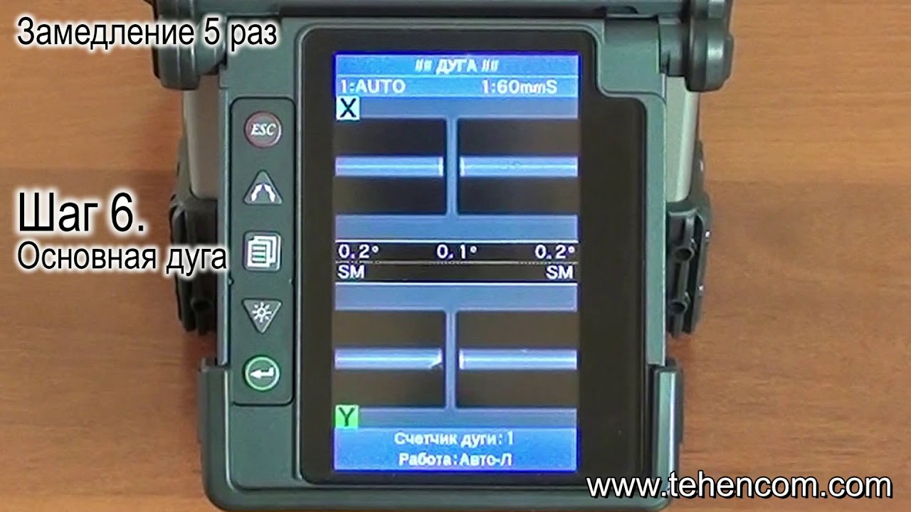 Сварка  по сердцевине на японском аппарате Fujikura FSM-80S