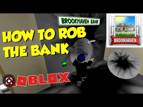 How to rob the bank roblox brookhaven rp🏠 - YouTube