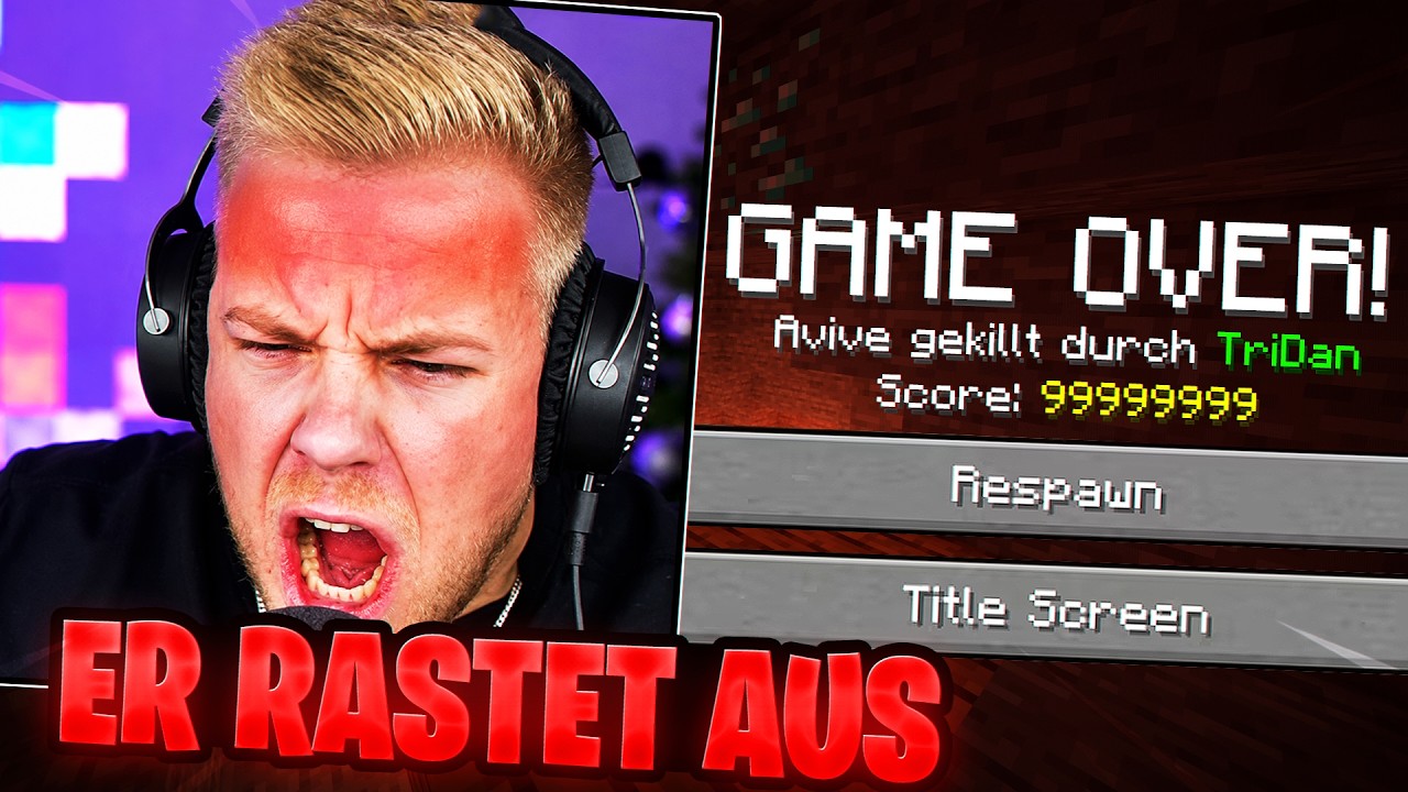 ich TROLLE MINECRAFT HELDEN 3 TEILNEHMER bis sie KOMPLETT AUSRASTEN😂