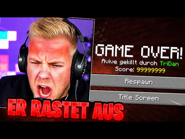 ich TROLLE MINECRAFT HELDEN 3 TEILNEHMER bis sie KOMPLETT AUSRASTEN😂