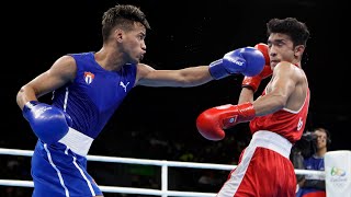 Robeisy Ramírez (CUB) vs. Shiva Thapa (IND) Rio 2016 Olympics Preliminaries (56kg)