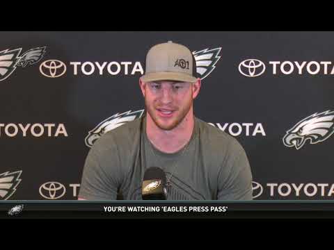 Eagles Press Pass: QB Carson Wentz (4/17/18)