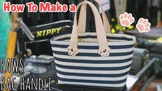 定価2万ハンドメイド 肉球デザイン レザーショルダーバッグ YouTube