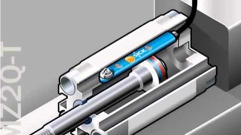 Two Adjustable Switching Points in One Sensor with the MZ2Q Magnetic Cylinder from SICK