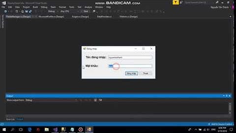 Video demo C# Quản lý quán cà phê Phần 1