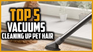 ✅Top 5 Best vacuums for cleaning up pet hair in 2024 by PetLabs 29 views 1 month ago 4 minutes, 38 seconds