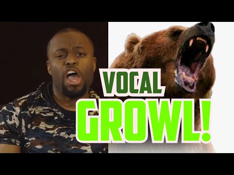 SING with EXTREME RASPY tone!  The GROWL! ⚠️WARNING⚠️ DON'T  OVERDO IT