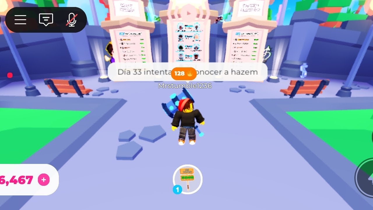 Hazzem Robux Dia 33 intentando conocer a hazem | En pls donate #roblox #plsdonate # ...