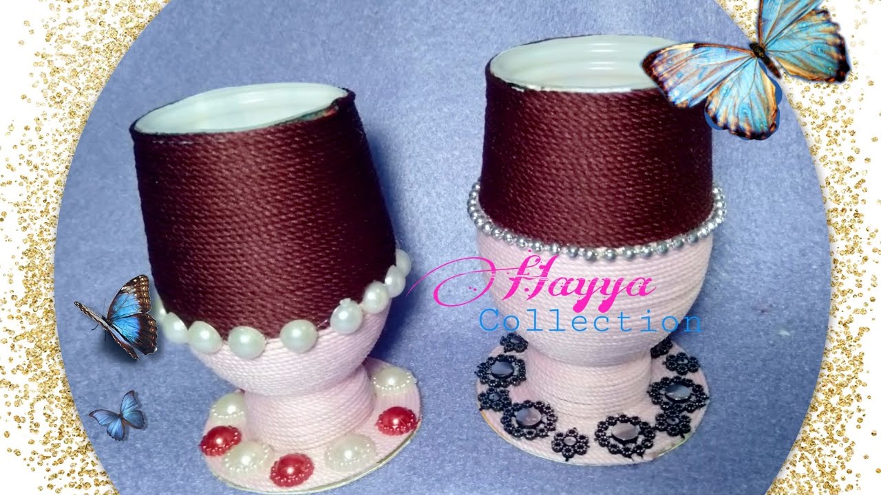 Tutorial vas bunga dari botol bekas - YouTube