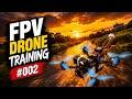 FPV Drone Training #002 | Flying Low Over a Beautiful Sunset River