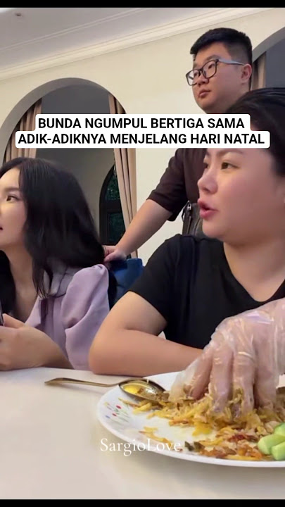 BUNDA SARWENDAH NGUMPUL BERTIGA SAMA ADIK-ADIKNYA MENJELANG HARI NATAL #sarwendah #mamio #rubenonsu