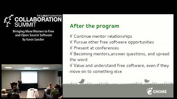 Collaboration Summit 2013 - Bringing More Women to Free and Open Source Software