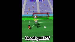 Nice goal?? #Roblox #goal #nice #cool #sub #2k #Asap #foryou #stealabrainrot #touchfootball #sup #:)