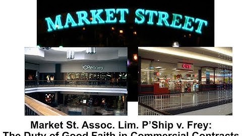 Analysis of Market Street Associates