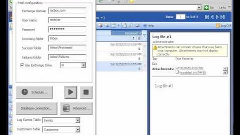 Exchange LogParser - Processing messages in Exchange mailbox