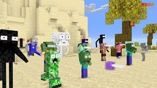 Monster School : Egyptian Mummies - Funny Minecraft Animation