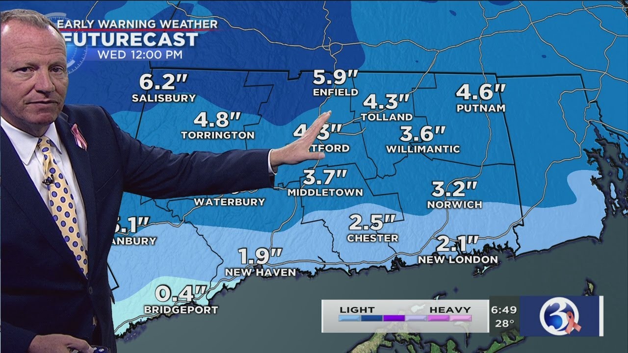 FORECAST: Wintry mix Monday night into Tuesday to impact morning ...