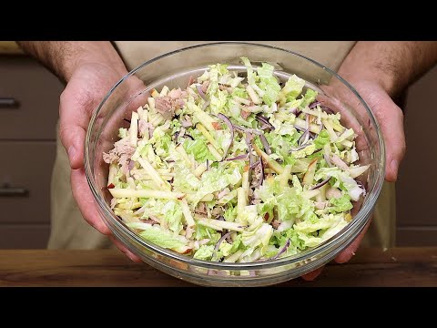 Video: Salat Mit Thunfisch Und Wachteleiern