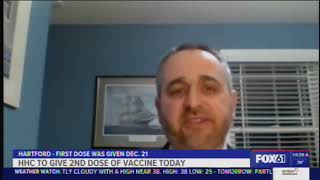 Second Dose of Moderna Vaccine At Hartford HealthCare