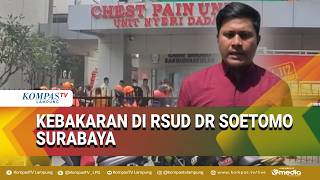 Satu Pasien Meninggal Saat Kebakaran di RSUD Dr Soetomo, Surabaya