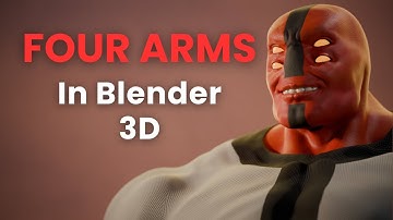 Sculpting Four Arms in Blender 3D | Full Character Timelapse