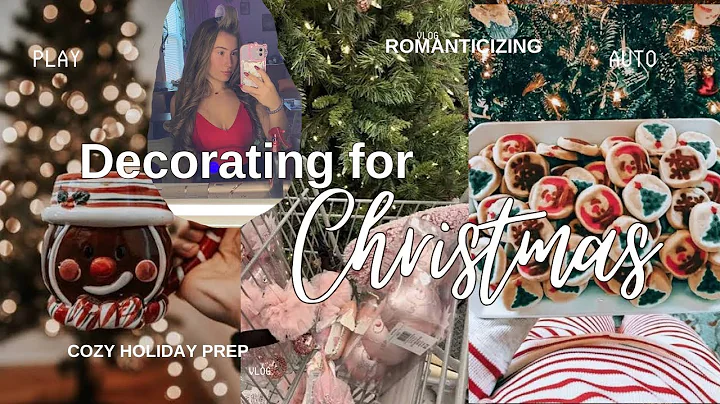 Getting in the Christmas Spirit ❄️🎄 Shopping, Decorating my apartment, Cozy Vibes 