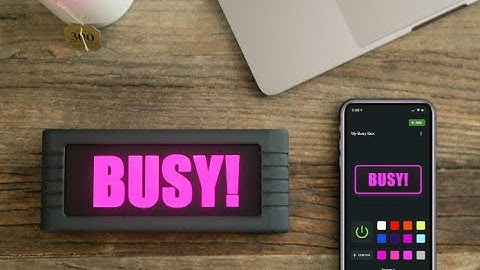 BusyBox — The First Smart Digital Sign For Interruption-Free Work
