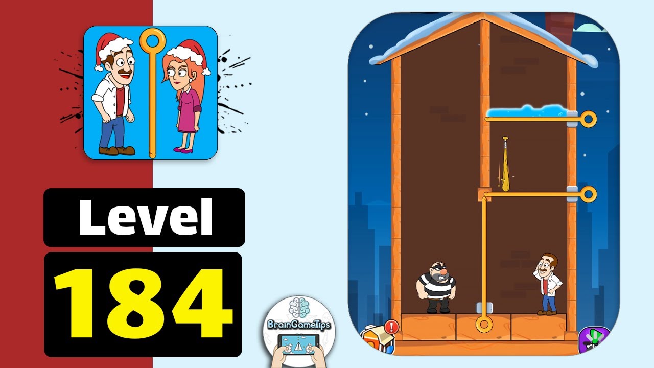 Home Pin: Pull The Pin Puzzle - Level 184 Walkthrough
