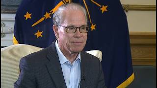 Governor Mike Braun holds press conference after declaration of statewide emergency