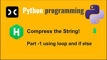Compress the String! | HackerRank | Python | String