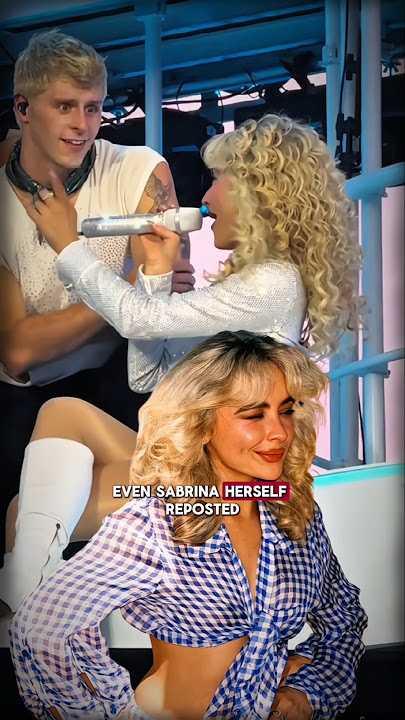 Sabrina Carpenter got crazed out by the British crowd 😂💋