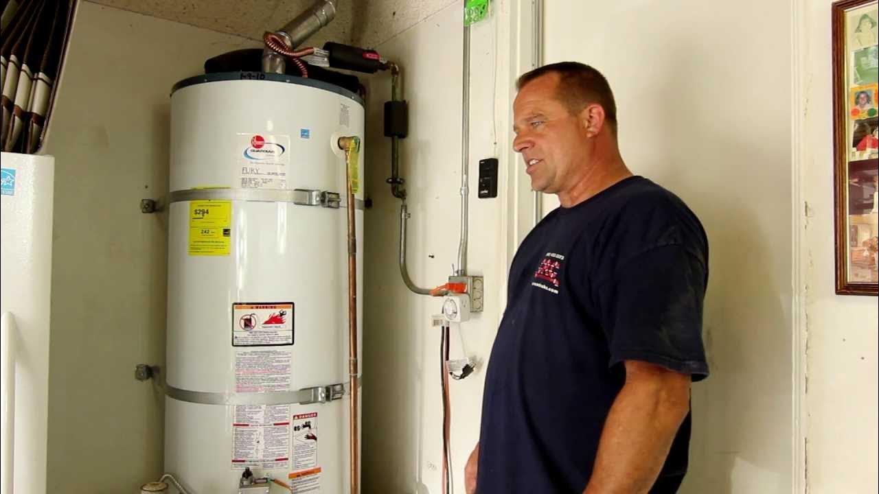 How to drain a water heater YouTube
