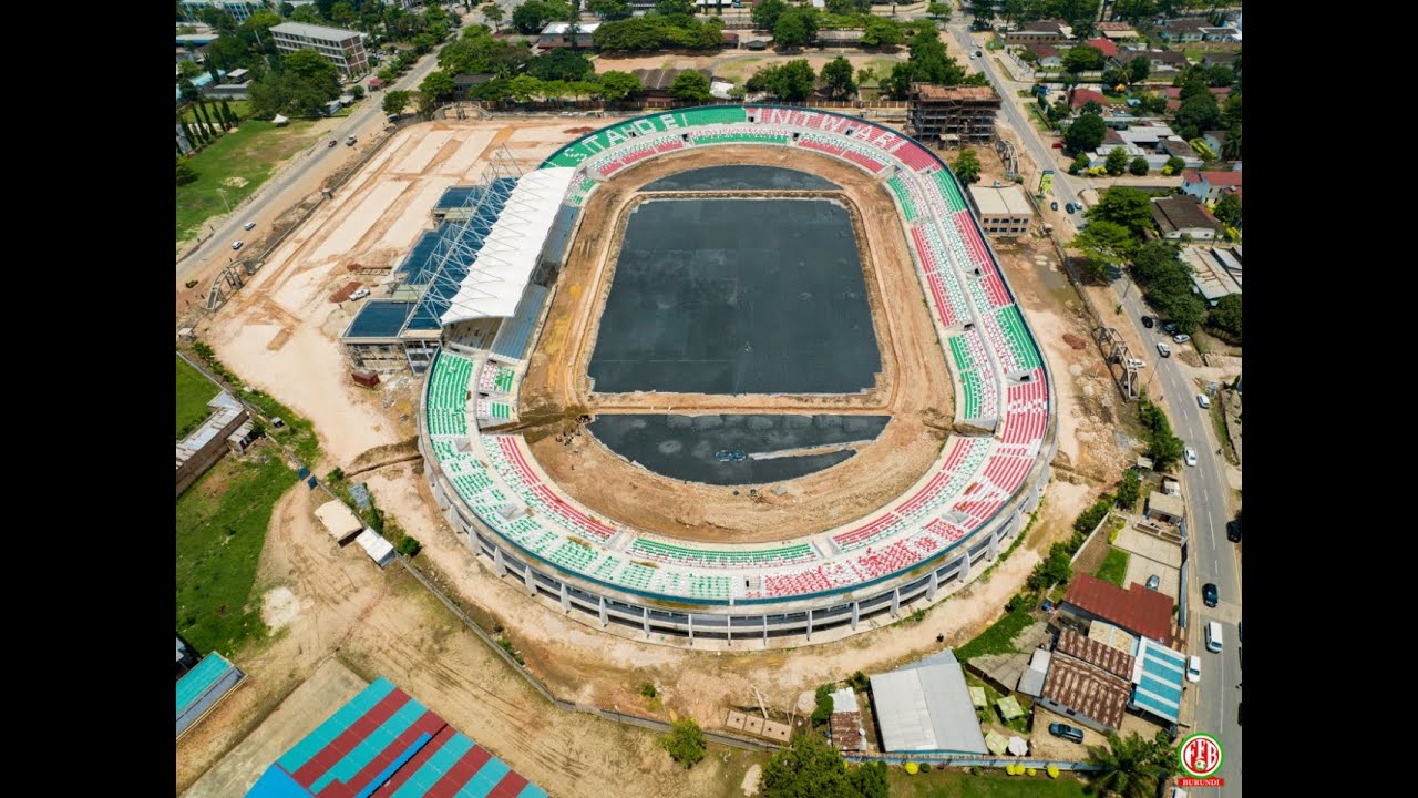 Aho bikorwa vyo kubaka stade Intwari bigeze - YouTube