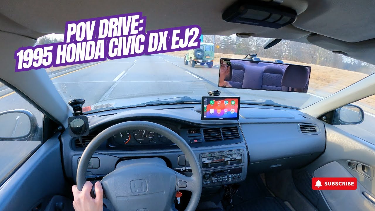 Honda Civic DX EJ2 1995 года — стандартная комплектация — POV Drive — Каково это — водить автомоб...