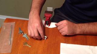 How to rekey Schlage secure key lost key reset combonation