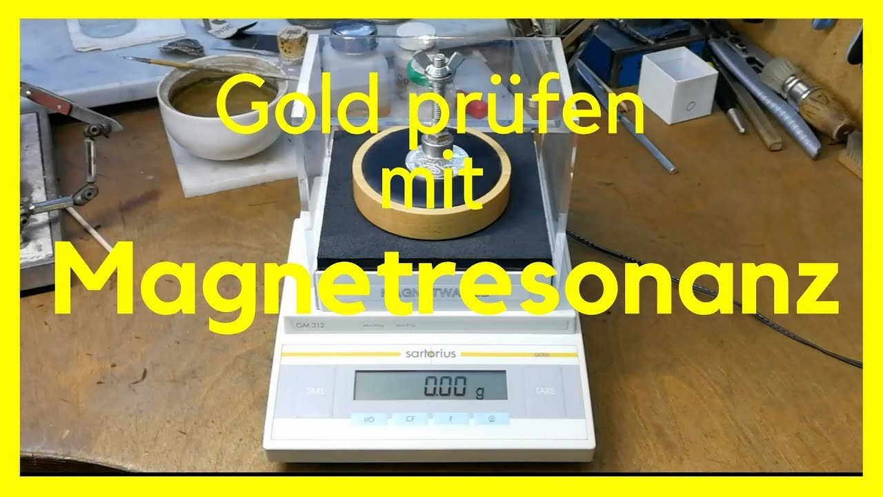 Gold prüfen mit Magnetresonanz