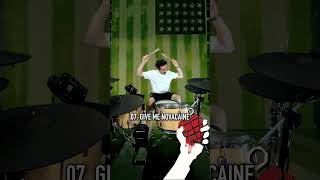 @GreenDay - American Idiot in one minute #drums