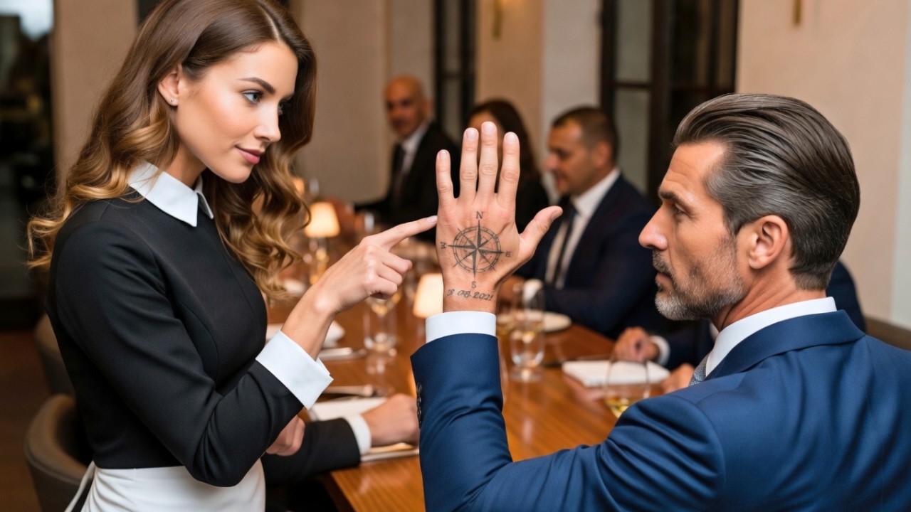 « MONSIEUR, MA MÈRE A LE MÊME TATOUAGE » — DIT LA SERVEUSE AU MILLIONNAIRE, ET IL RESTE STUPÉFAIT...